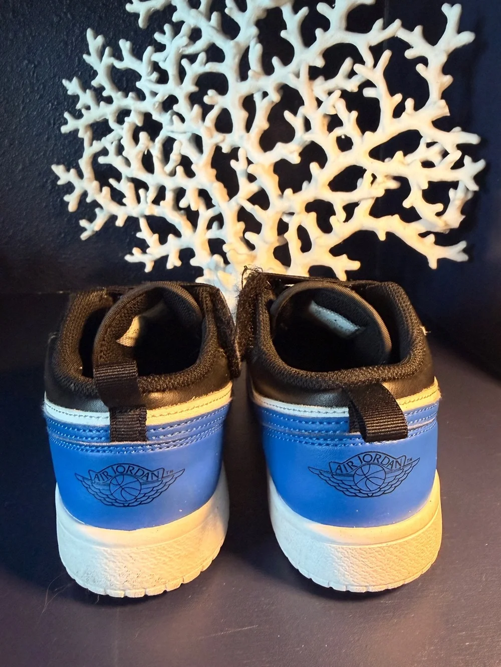 Air Jordan 1 Low Alt EasyOn White Black Game Royal Toddler Size 2Y